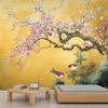 Self-Adhesive Photo Wallpaper, Chinese Flowers, 3D Effect, Asian Style, 200 x 140 cm view 1