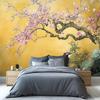 Self-Adhesive Photo Wallpaper, Chinese Flowers, 3D Effect, Asian Style, 200 x 140 cm view 2