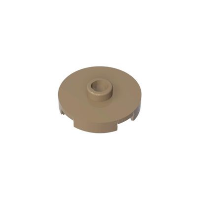 18674 Round Plate, 2x2 with Center Stud (Bridge Plate), 50 pcs.