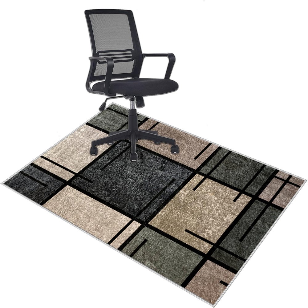 Xiaputcr Office Chair Mat for Hard Floors, 47.2 x 63 in