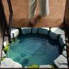 Lukery Diatomite Bath Mat, Non-Slip, Washable, Quick-Drying, Absorbent, 3D Water Wave Design, 40 x 60 cm view 1