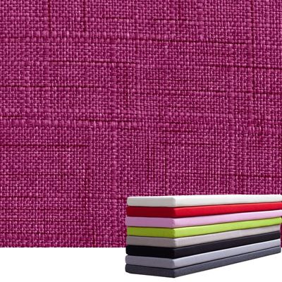 Garden Furniture Seat Cushion Cover, 5 cm Thick Linen Bench Cushion Cover, Violet, 100 x 55 x 5 cm