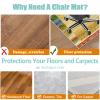 Xiaputcr Chair Mat for Hard Floors, 55.1 x 78.7 in view 4