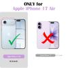 Butnyeoe Flip Wallet Case for iPhone 17 Air, Blue view 2