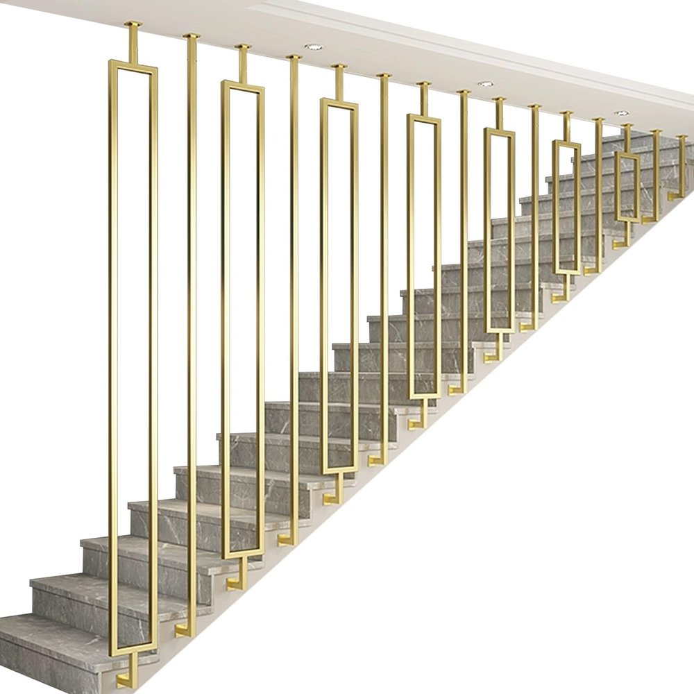 MarxaN Stair Handrail for Indoor and Outdoor Steps, Straight Pipe, 100 cm