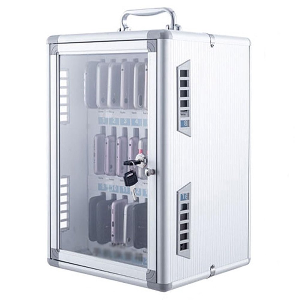 SZKTHD 12/24/36/48/60-Compartment Wall-Mounted Mobile Phone Storage Cabinet (24)