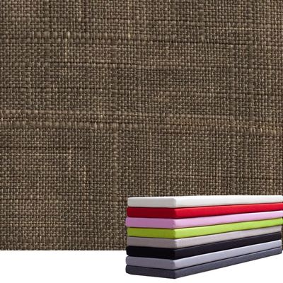 Garden Furniture Seat Cushion Cover, Linen, 200 x 45 x 5 cm, Light Coffee