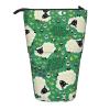 OTTKGGA Cute Cartoon Sheep Telescopic Pencil Case, Zippered Stationery Organizer, Black, One Size view 1