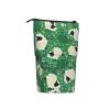 OTTKGGA Cute Cartoon Sheep Telescopic Pencil Case, Zippered Stationery Organizer, Black, One Size view 2