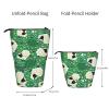 OTTKGGA Cute Cartoon Sheep Telescopic Pencil Case, Zippered Stationery Organizer, Black, One Size view 4