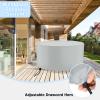 FMJTXD Waterproof Garden Furniture Cover, 280 x 70 cm, 420D Oxford Fabric view 3