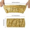 OIFAODAO, 10 Gold Sequin Chair Sashes for Weddings and Events view 3