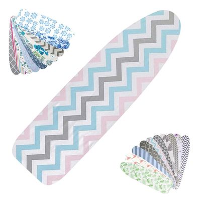 WEKONUMEX Ironing Board Cover and Pad, Stain-Resistant, Heat-Reflective, 120 x 42 cm, 1 Count