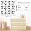 Quick-Drying Microfiber Cleaning Cloths, 6-Pack, 11 x 11 in, Christmas Designs view 3