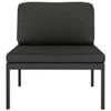 Teenpull 2-Seater Garden Sofa with Cushions, Anthracite Aluminum view 4