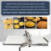 JIANGYUXINLI Manual Stainless Steel Dough Sheeter, Foldable, Adjustable Thickness view 2