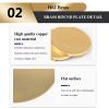 Brass Round Sheet, 2-Piece H62 Brass Discs, 0.5 mm Thick, 65–80 mm Diameter, Round Plate for DIY Projects (75 mm Diameter) view 3