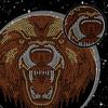 MAYJOYDIY Bear Head Rhinestone Iron-On Transfer Applique view 3