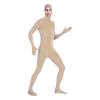 Generic Halloween Unisex Full-Body Open-Face Jumpsuit, Greenscreen Bodysuit for Cosplay, Photography and Special Effects, Beige 03, XS view 1