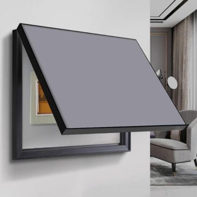 Vibeo Decorative Electrical Panel Cover, Gray, 16 x 12 in (40 x 30 cm)