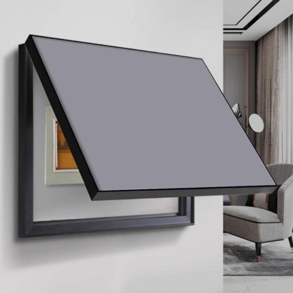 Vibeo Decorative Electrical Panel Cover, Gray, 16 x 12 in (40 x 30 cm)