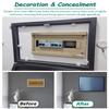 Vibeo Decorative Electrical Panel Cover, Gray, 16 x 12 in (40 x 30 cm) view 2