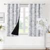 Floral Thermal Blackout Eyelet Curtains, 2-Piece Set, 245 x 140 cm Each view 3