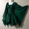Enaissance Renaissance Elf Costume Dress for Women with Bell Sleeves view 3