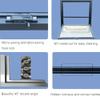 Vertical Sliding Aluminum Window for Food Trucks with Handles view 4