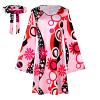 Women's 70s Hippie Costume with Matching Headband view 1