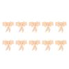 Elastic Chair Sash Bows for Weddings, 10-Piece Polyester Decoration view 1