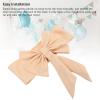 Elastic Chair Sash Bows for Weddings, 10-Piece Polyester Decoration view 4