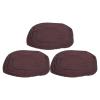 TOPINCN Elastic Sofa Cover Set, 3-Piece Polyester Full-Wrap Couch Covers, Light Brown view 1