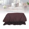 TOPINCN Elastic Sofa Cover Set, 3-Piece Polyester Full-Wrap Couch Covers, Light Brown view 3