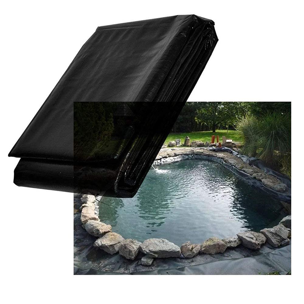 High-Performance Rubber Pond Liner, 3 x 3 m and 4 x 4 m, for Fish Ponds, Fountains and Water Gardens, Durable, Flexible, Waterproof (Size: 6 x 7 m)