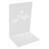 4-Piece Metal Bookends, Bird Design, Glossy Finish view 4