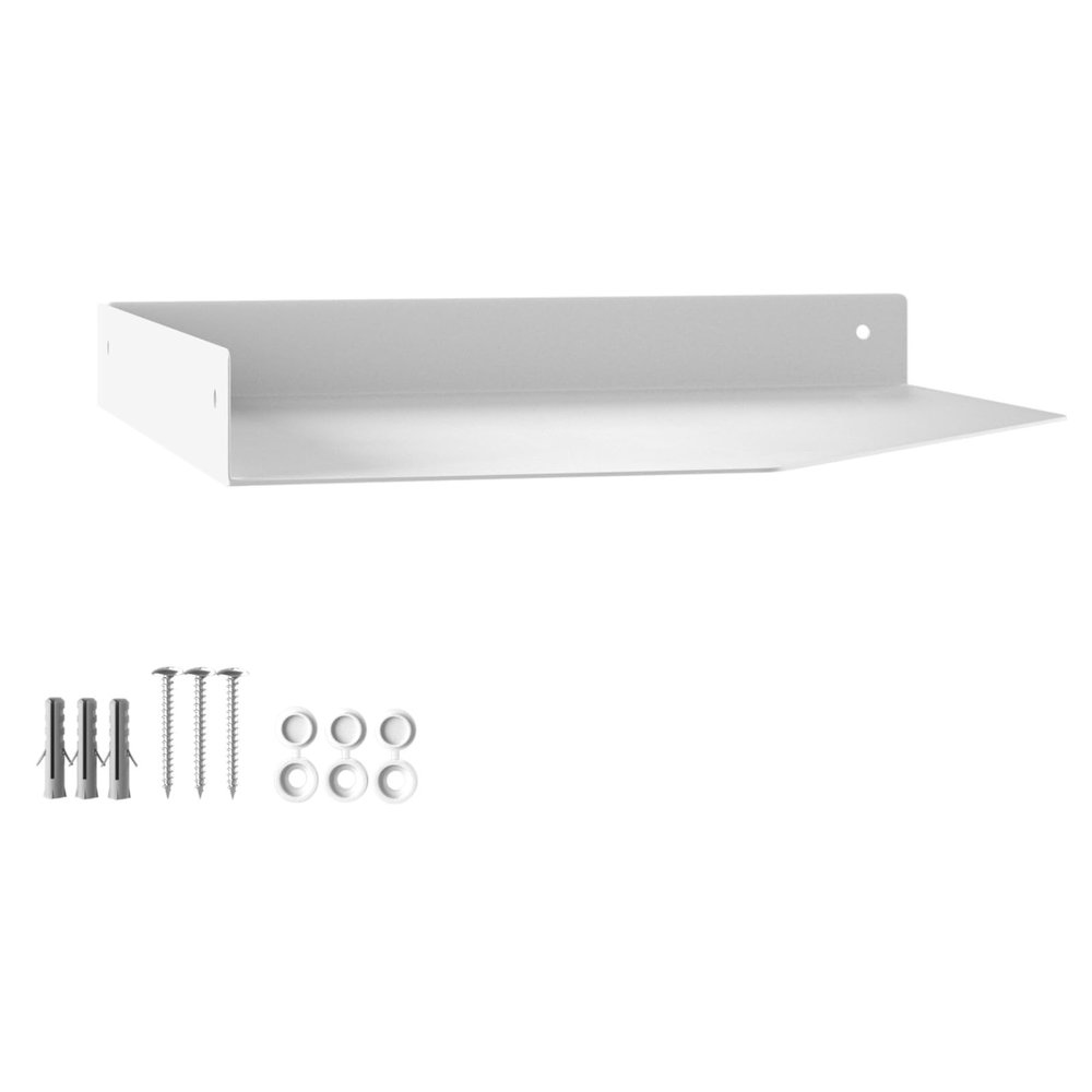 SOTECH HOVER-X Wall-Mounted Corner Shelf 250 x 250 x 30 mm, White