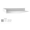 SOTECH HOVER-X Wall-Mounted Corner Shelf 250 x 250 x 30 mm, White view 1