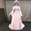 Women's Plus-Size Halloween Costume, Gothic Hooded Lace-Up Medieval Dress view 2
