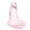Women's Plus-Size Halloween Costume, Gothic Hooded Lace-Up Medieval Dress view 4