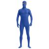 Unisex Orange Full-Body Costume Jumpsuit, Open-Face Cosplay Suit, Size L view 1