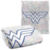 Wonder Woman Floral Logo Super-Soft Blanket, Silky Feel, 152 x 127 cm view 2
