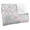 Wonder Woman Floral Logo Super-Soft Blanket, Silky Feel, 152 x 127 cm view 3