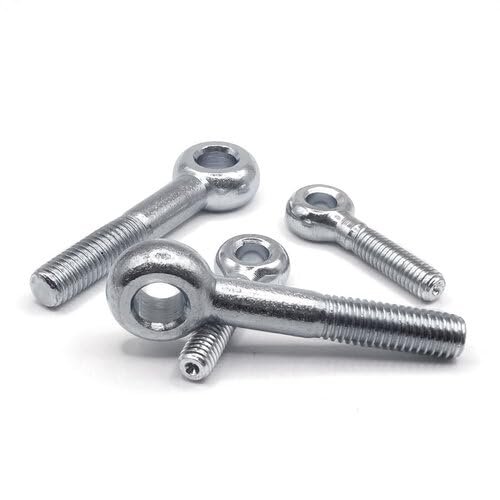 DIN 444 Eye Bolts, A2 V2A Stainless Steel, Gate Hinge Strap (M6 x 40, 10 pcs.)