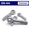 DIN 444 Eye Bolts, A2 V2A Stainless Steel, Gate Hinge Strap (M6 x 40, 10 pcs.) view 4