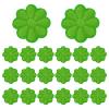 QUARKZMAN 20-Piece Dark Green Flower Iron-On Patches, 1.57-Inch Embroidered Appliques view 1
