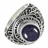 SILVERTROVE Silver-Plated Lab-Created Sunstone Band Ring view 1