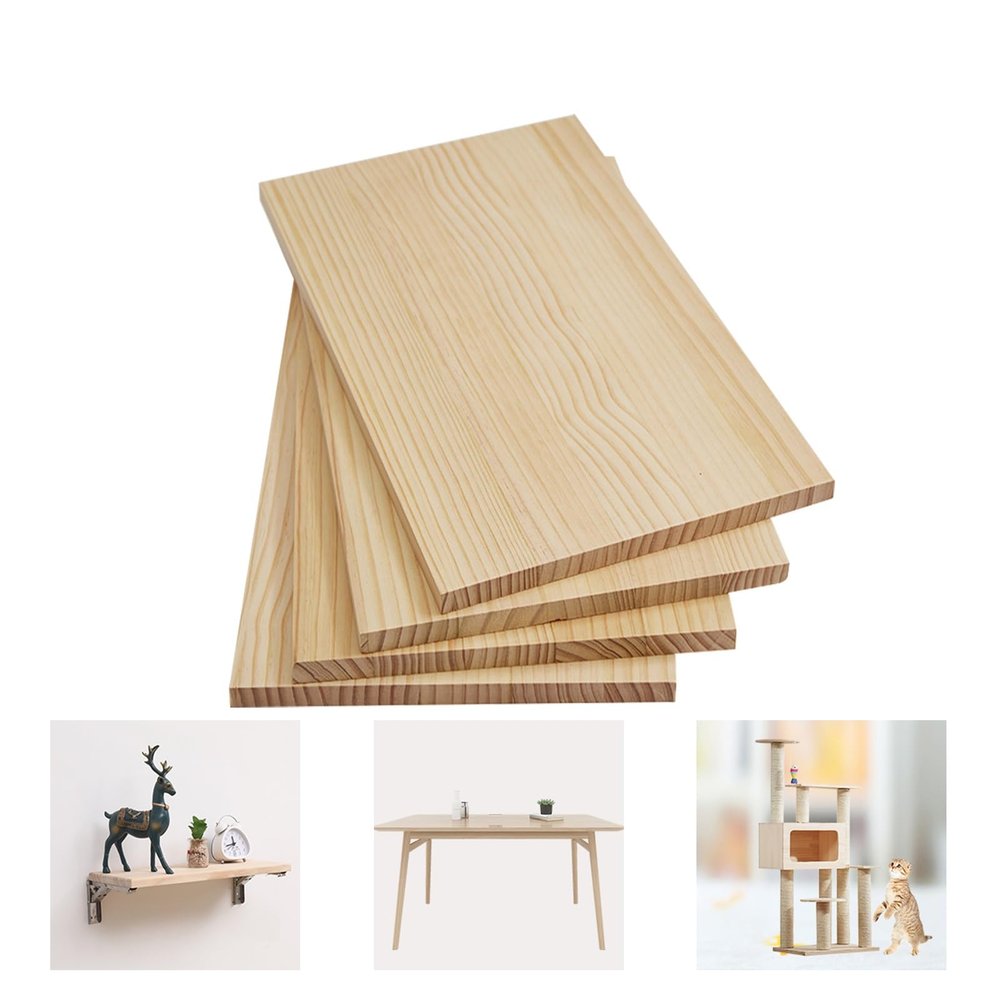 Custom-Cut Pine Wood Board, 90 x 20 x 1.7 cm