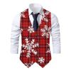 Men's Christmas Festive Slim-Fit Waistcoat view 1