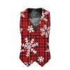 Men's Christmas Festive Slim-Fit Waistcoat view 3